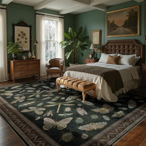 DCX 6x9 Washable Bug Rug for Living Room, Soft Low Pile Rug - Image 2