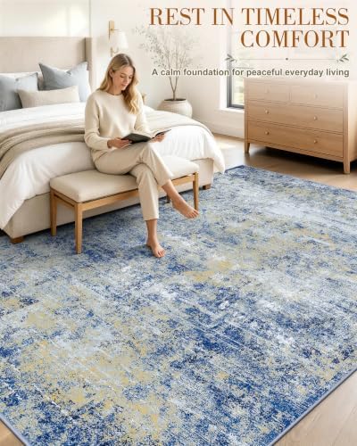 OLANLY 5x7 Washable Area Rug, Soft Non Slip Carpet - Image 3