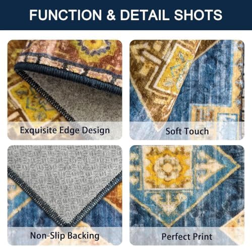 Kitchen Rugs Sets of 3 100% Non Slip Washable Kitchen Mats - Image 5