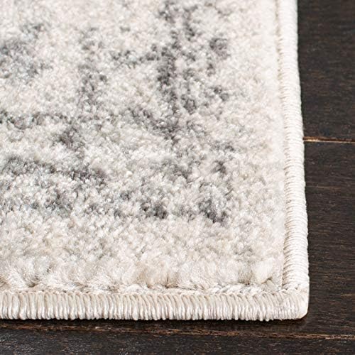 SAFAVIEH Evoke Square Rug 3', Ivory & Grey EVK256F - Image 5