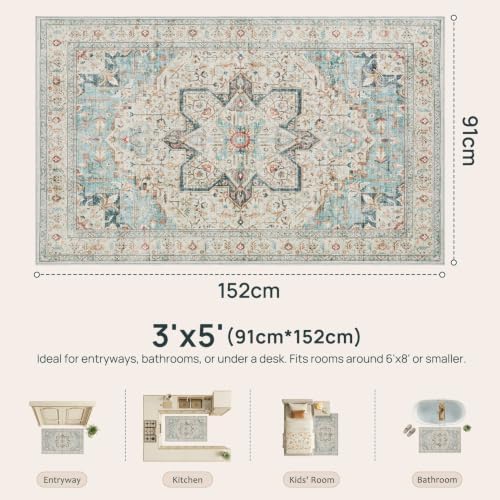 Tortania Area Rug Living Room Rugs - Image 2