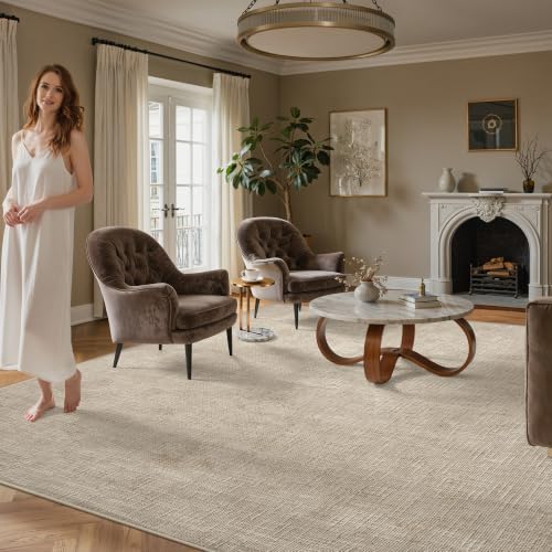 Valenrug Washable Rugs 5x7, High-Low Pile Area Rugs by Valenrug