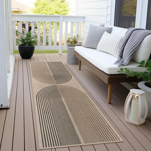 Rugalia Easy Jute Rainbow Runner Rug, 2x6 Washable Rugs Runner - Image 6