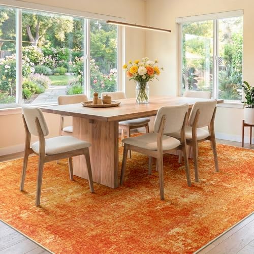RELEANY Washable 5'x7' Abstract Area Rug - Image 3