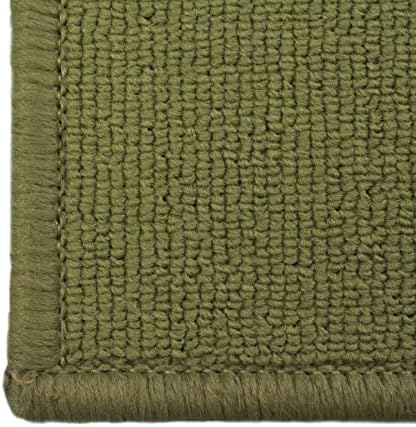 Ritz Solid Accent Rug: 18" x 30" Stain Resistant Kitchen or Living Room Floor - Image 2