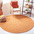SAFAVIEH Vision Round Rug 3', Modern Tonal Orange VSN606P by Unknown