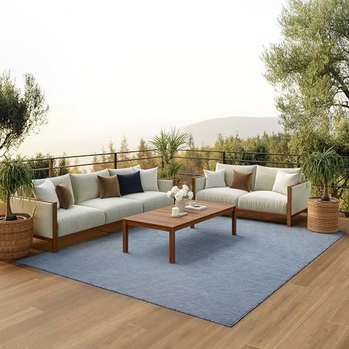 Nourison Home Positano Navy Blue 6' x 9' Area Rug by NourisonHome