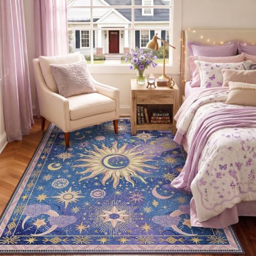 Vacuum-Friendly, 5x7 Washable Area Rug - Image 2