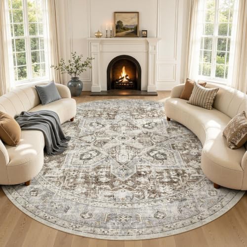 Tortania 10' Round Area Rug Living Room Rugs by Tortania