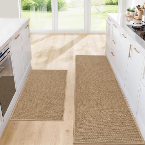 Kitchen Rugs Set of 2, Washable Floor Mats by Unknown