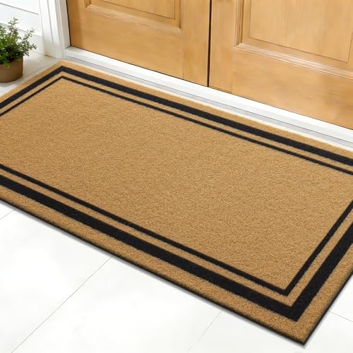 OLANLY Front Door Mat 47x23, Low Profile Doormat by OLANLY