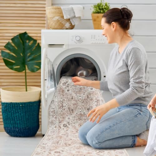 Washable Hallway Runner Rug 3x6: Non Slip Runner Rugs - Image 4
