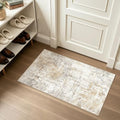 LOONGRUG Runner Rug 2x4 Washable Non-Slip Neutral Modern Abstract Rug by LOONGRUG