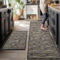 BSICPRO Kitchen Rugs Sets of 2, Non Slip Kitchen Mats by BSICPRO