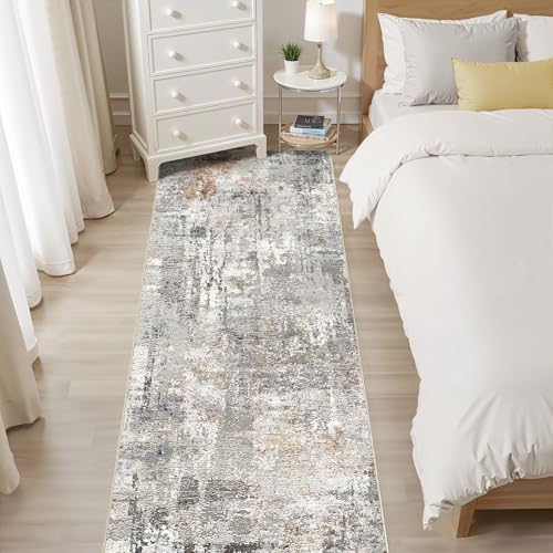 LOONGRUG Runner Rug 3x10 Washable Non-Slip Kitchen Neutral Modern Rug - Image 6