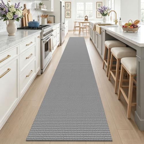 EARTHALL Woven Runner Rug 2x20 Ft Washable Runners - Image 2