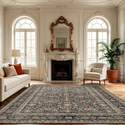 Ruaruarug Washable Area Rug 8×10 by Ruaruarug