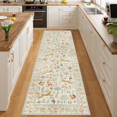 DUKINO 2.6x8 Rug for Hallway, Washable Kitchen Runner Rug Non Slip - Image 5