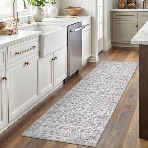 SIILOOM 2x6 Washable Runner Rug, Non Slip Soft Area Rug - Image 2