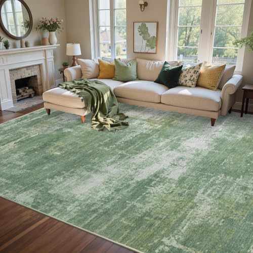 6x9 Ft Abstract Washable Area Rugs - Image 3