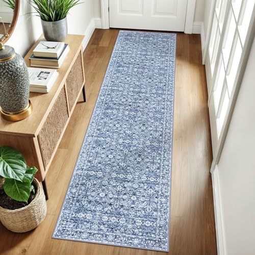 SIILOOM 2x8 Washable Runner Rug, Non Slip Soft Area Rug - Image 3