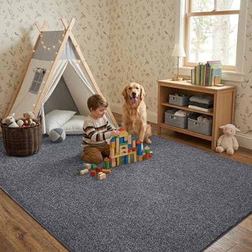 6x9 Large Black/White Area Rug Washable Non-Slip - Image 3