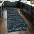 SERISSA 2x5 Washable Non-Slip Boho Runner Rug by SERISSAHomeDecorCollection
