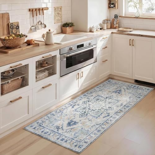 Joydeco Washable 2x5 Hallway Runner Rug Vintage by JOYDECO