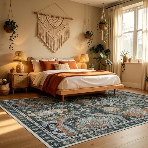 Ruaruarug Washable Area Rug 8×10 - Image 7