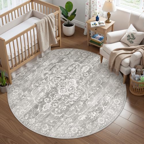 Soalmost Washable Round Rug 5ft - Image 2