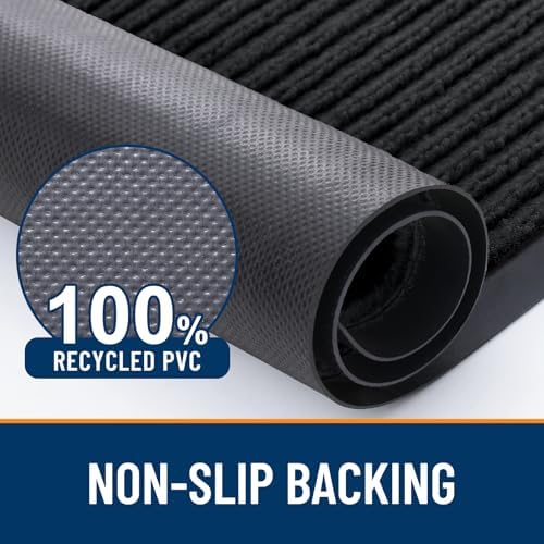 OLANLY 2-Pack Front Door Mats 59x23, Waterproof Heavy-Duty Doormats - Image 3
