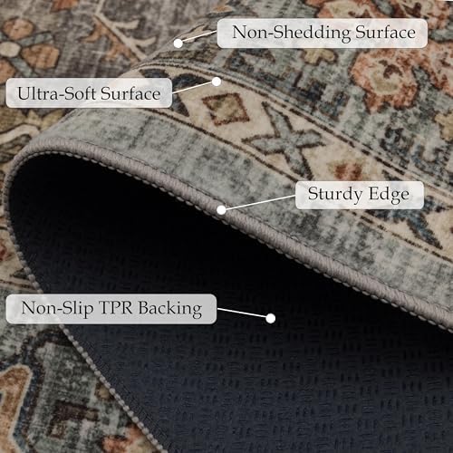 Ruaruarug Washable Area Rug 4×6 - Image 2