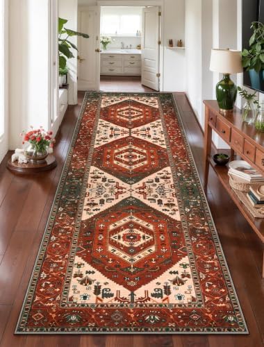 SERISSA 2'6"x8' Washable Non Slip Boho Runner Rug by SERISSAHomeDecorCollection