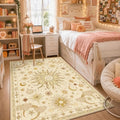 Vacuum-Friendly, 5x7 Washable Area Rug by meejou