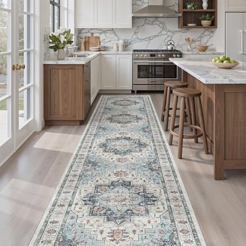 Madane Hallway Runner Rug 2'6''x12' Kitchen Runners Vintage - Image 3