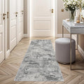 2x6 Runner Rug Washable: Non-Slip Abstract Carpet by HILORUUG
