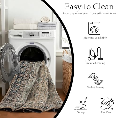 Ruaruarug Washable Area Rug 6×9 - Image 7