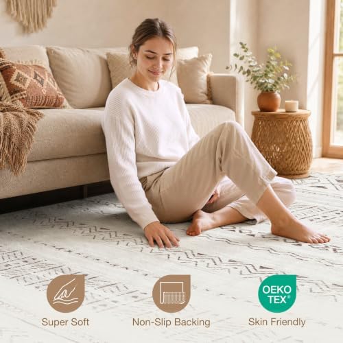 cotiled Boho 6x9 Oval Area Rugs - Image 4