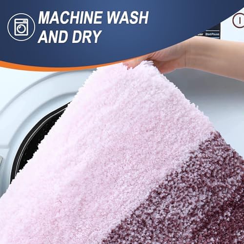 OLANLY Large Bathroom Rugs 50x30, Extra Soft Absorbent Microfiber Bath Rugs - Image 5