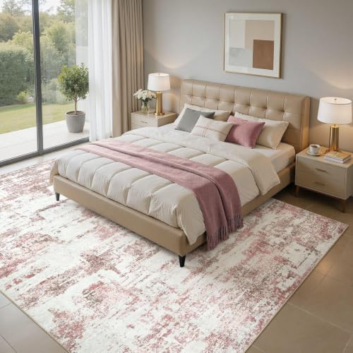 9x12 Area Rug Living Room Abstract Washable Rugs - Image 3