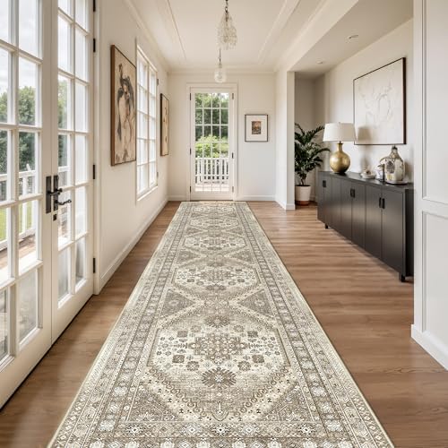 Washable Runner Rug 2.5x14, Long Kitchen Rugs Non-Slip by Restydon