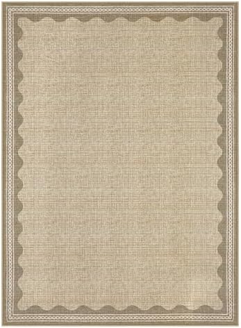 GarveeHome Scalloped Washable Area Rug 6x9 Rugs - Image 5