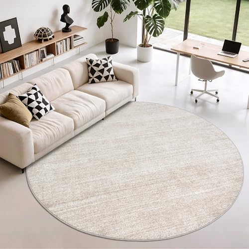 Valenrug Round Rugs 8ft, Circle Washable Area Rugs - Image 3