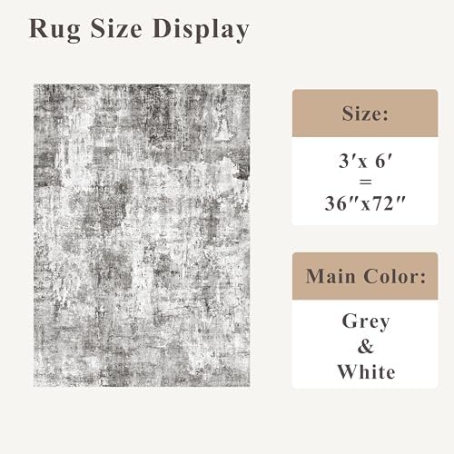 3x6 Washable Wide Runner Rug – Non-Slip Floor Carpet Runner - Image 2