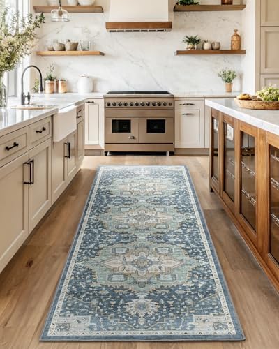 Amada 2'6"x10' Washable Runner Rug - Image 3