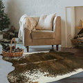 BENRON Small Faux Cowhide Rug, Cow Print Rug by BENRON