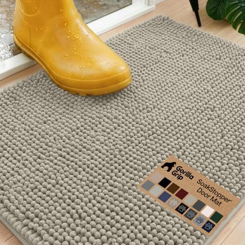 GORILLA GRIP SoakSTOPPER Indoor Door Mat by GorillaGrip