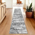Washable Runner Rugs 3x10 Abstract Kitchen Runner Rug Non Slip Backing by Unknown