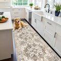 3x12 Washable Hallway Runner Rug: Soft Kitchen Rug Non Slip Rug Runner by YOUFORTONG