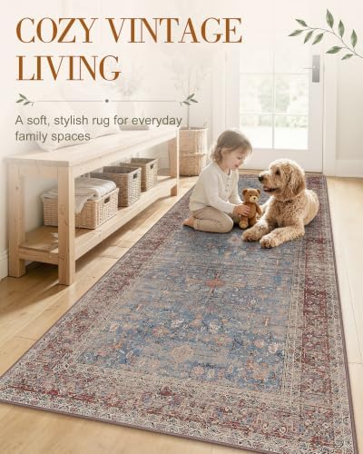 OLANLY 3x5 Washable Accent Rug, Soft Non Slip Carpet - Image 3